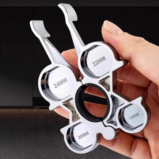 12-в-1 Ключ для аератора Міцний Металевий Стійкий до Іржі Інструмент для Зняття Насадки-Розпилювача Змішувача Кухонний Ванний Раковина Сантехнічний Ремонтний Інструмент