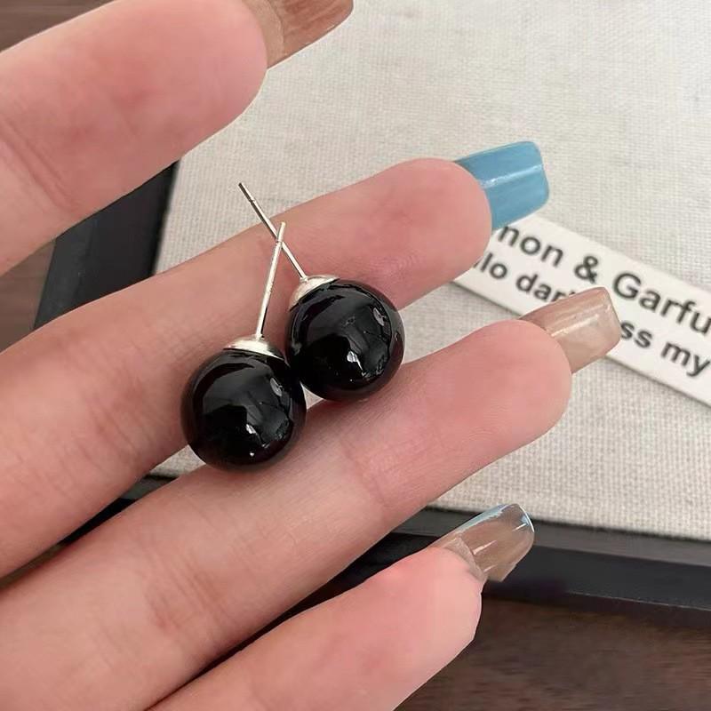 Cercei cu Perle Argintii cu Diamante - Design Elegant de Nișă pentru Femei