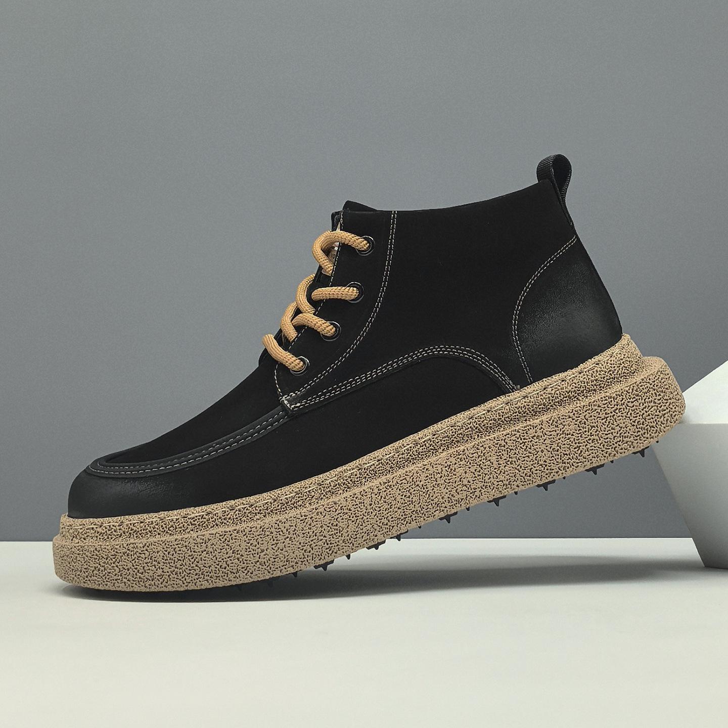 Высокие кеды модная обувь кожаная спортивная и повседневная обувь нишевая легкая роскошь высококачественные высокие кеды 38