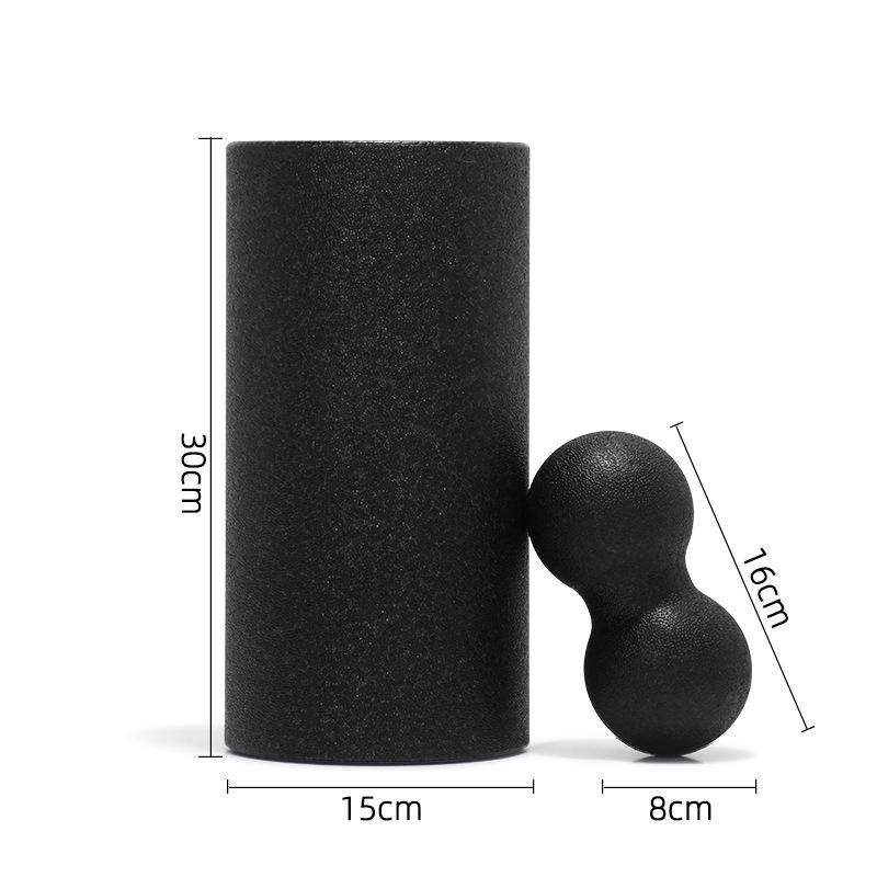 EPP Yoga Foam Roller Set with Peanut & Fascia Massage Balls for Muscle Relaxation