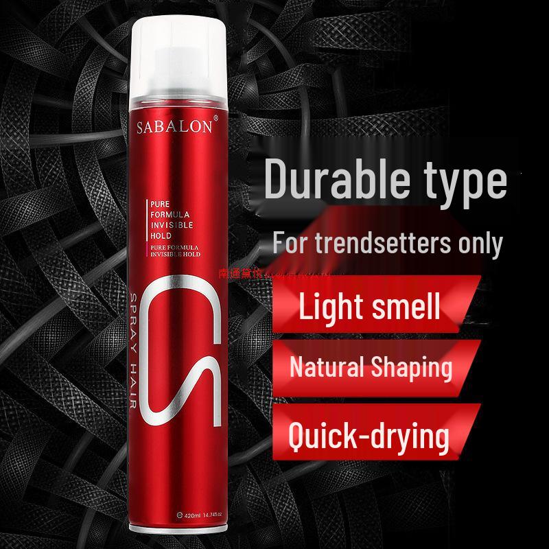 Shabelong Long-lasting Hair Spray: Volumizing Gel for Men & Women, Strong Hold, Salon-style, Water-based.