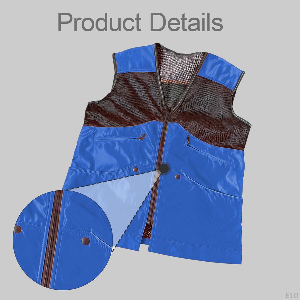 Dog Handler Training Vest Multi Pockets Comfort Nylon Suitable for Obedience Agility