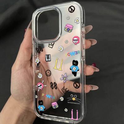 Acrylic Phone Case For iPhone 11 13 16 ProMax Case iPhone 13 14 15 ProMax 12 13 ProMax Case Samsung A55 A05S A54 A06 S22 A15 S23 A12 A22 A52S Cartoon