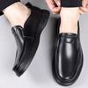Large Size Men's Shoes 2025 Autumn Business Professional Leather Shoes Men's Genuine Leather Foot Cover Soft Leather Men's Shoes Middle-aged and El