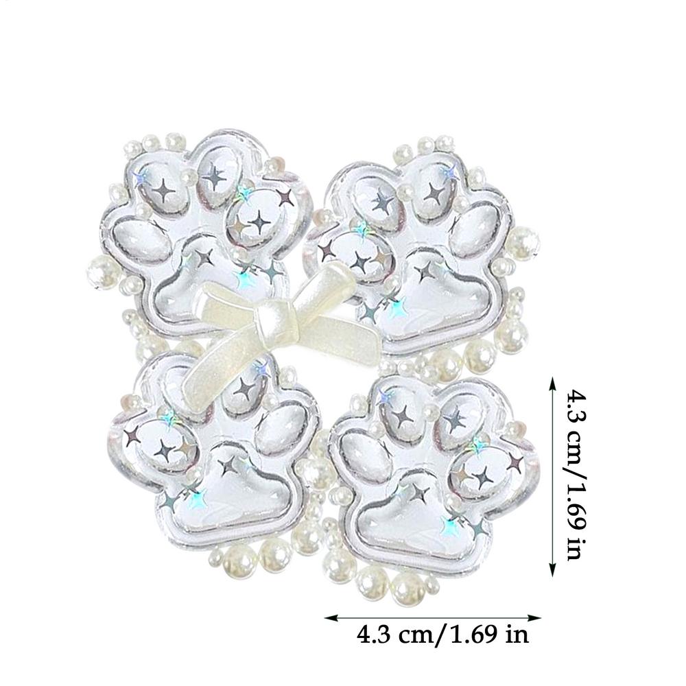 

Creative Funny Stress Relief Toy Transparent Pearls Bow Cat Claw Antistress Foot Toys Super Soft Decompressions Pinch Toy