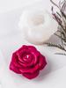 3D Ros Blomma Doftljus Silikonform DIY Pion Handgjord Tvål Gips Choklad Bakning Hantverk Gjutformar Heminredning Gåva