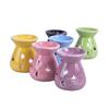 Ceramic Essential Oil Lamps Hollow Stars Moon Pattern Simple Essential Oil Fragrance Tea Light Candle Holder