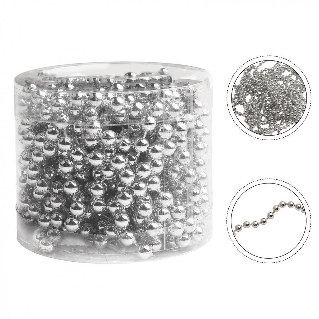 Christmas Decoration with 5M For Pearl Wire Bead Strings for Festive Events