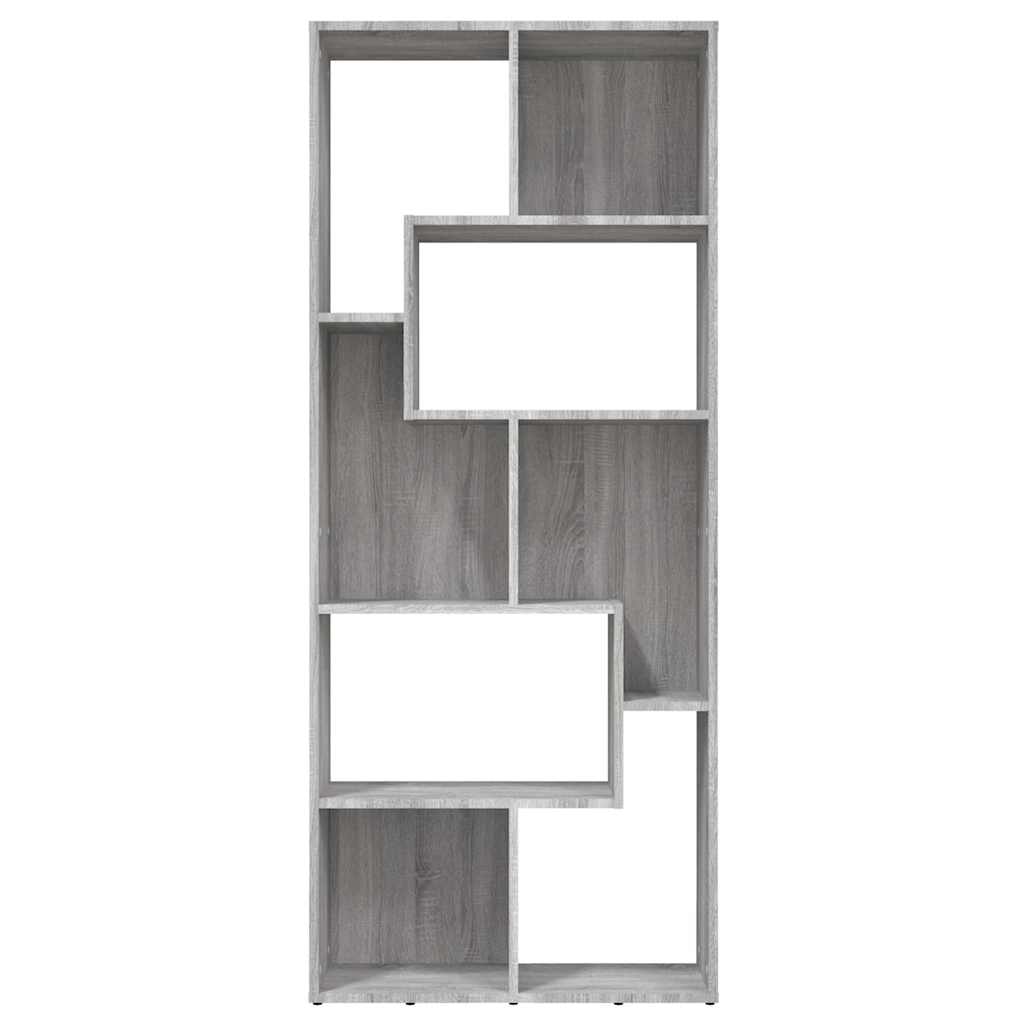 Vidaxl Bookshelf, Sonoma Oak Grey, 67X24X161 Cm