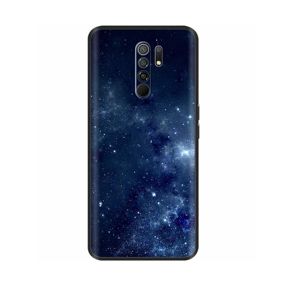 Silicon Case for Xiaomi Redmi 9 Redmi9 Case Back Cover Coque Funda Shell Soft Black TPU Cute Cartoon Phone Bag Bumper Protective