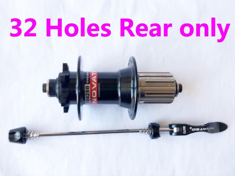 Novatec D041SB/D042SB MTB Disc Brake Hubs, 4 Bearings, 28/32/36 Holes