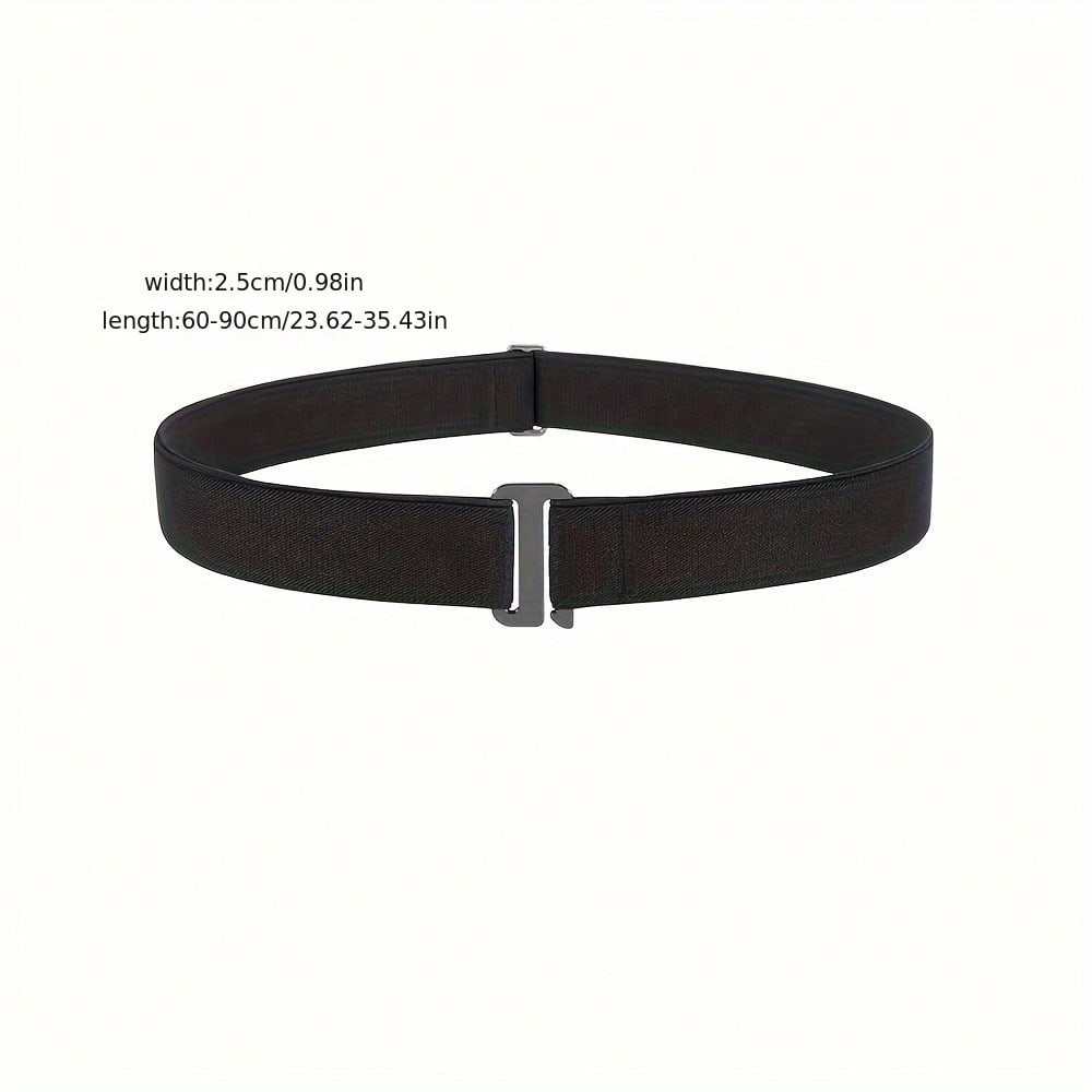 Women's Invisible Elastic Belt, No Buckle Stretch Waist Band, Simple Versatile Adjustable Waist Belt for Jeans Dresses