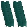 Black Garden Edging Borders Elegant Garden Design Interlocking Edging System Protective PP Material Sleek Tidy Appearance