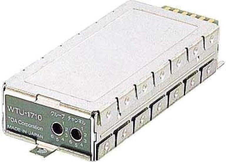 

TOA Single Wireless Tuner Unit WTU-1710 Silver