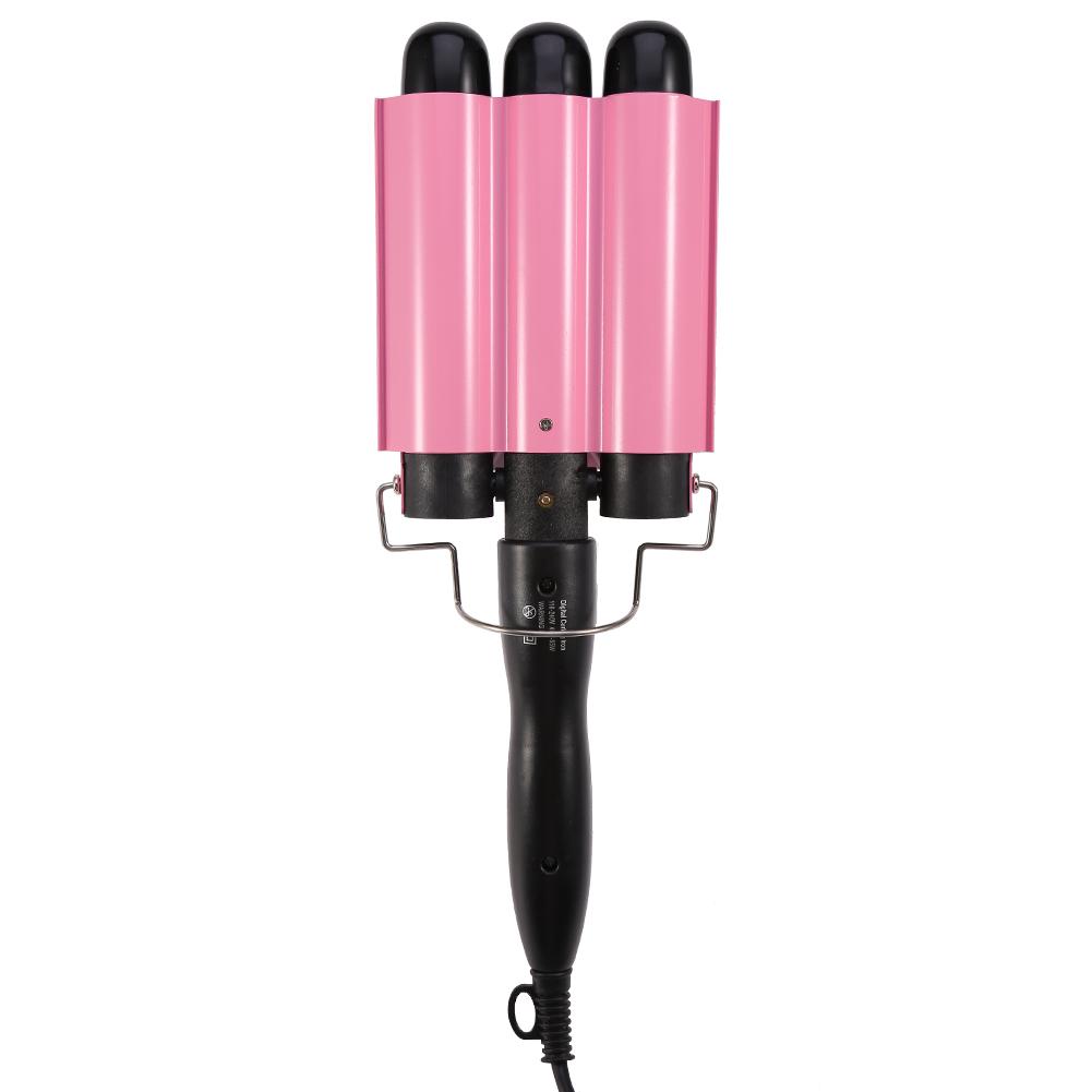 

Турмалиново-керамическая регулируемая по температуре тройная плойка для волос (32мм) EU Plug