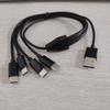 Charging Cable Power Supply Cord Charger Cable Type C To 4 Type C Wire USB  To 4 Port Type C Cable
