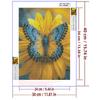5d DIY Diamond Painting Cross Stitch Butterfly Flowers Diamond Embroidery Mosaic Full Round Drill Home Decor Crafts