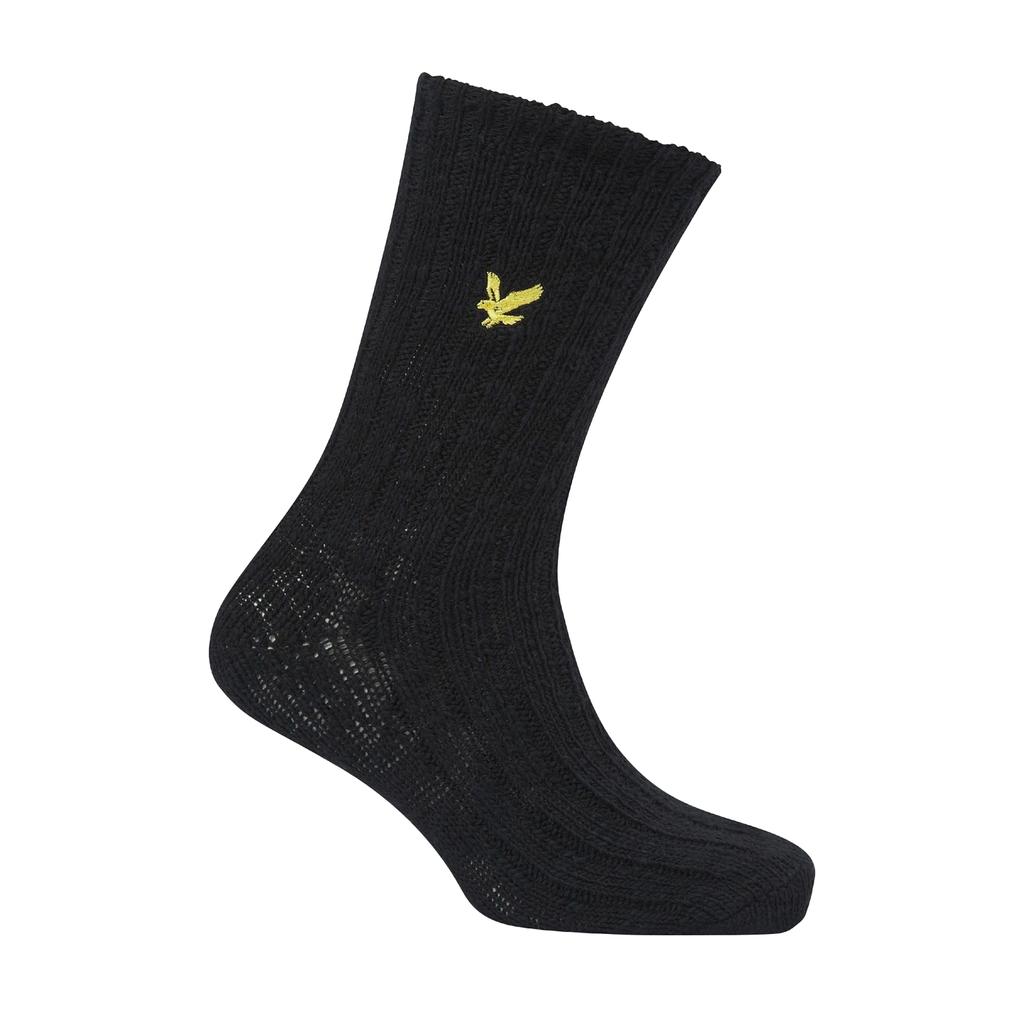 Lyle & Scott Mens Chunky Knit Socks (Pack of 3)