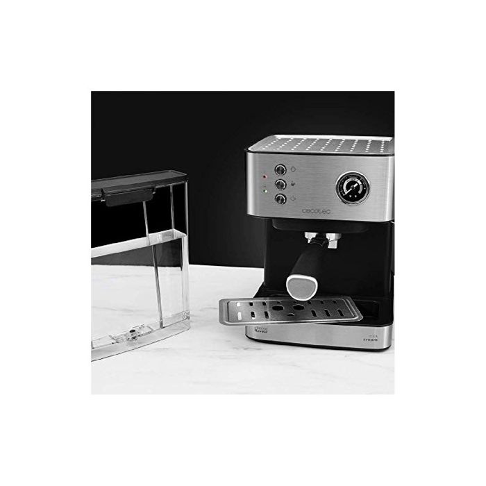 Machine à Café Espresso - Cecotec - Power Espresso 20 - 850W - 20 Bars - Acier Inoxydable