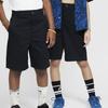 Nike Casual Comfort Versatile Mid-Length Kids Shorts Kids Bottoms Black Charcoal FN9217-010