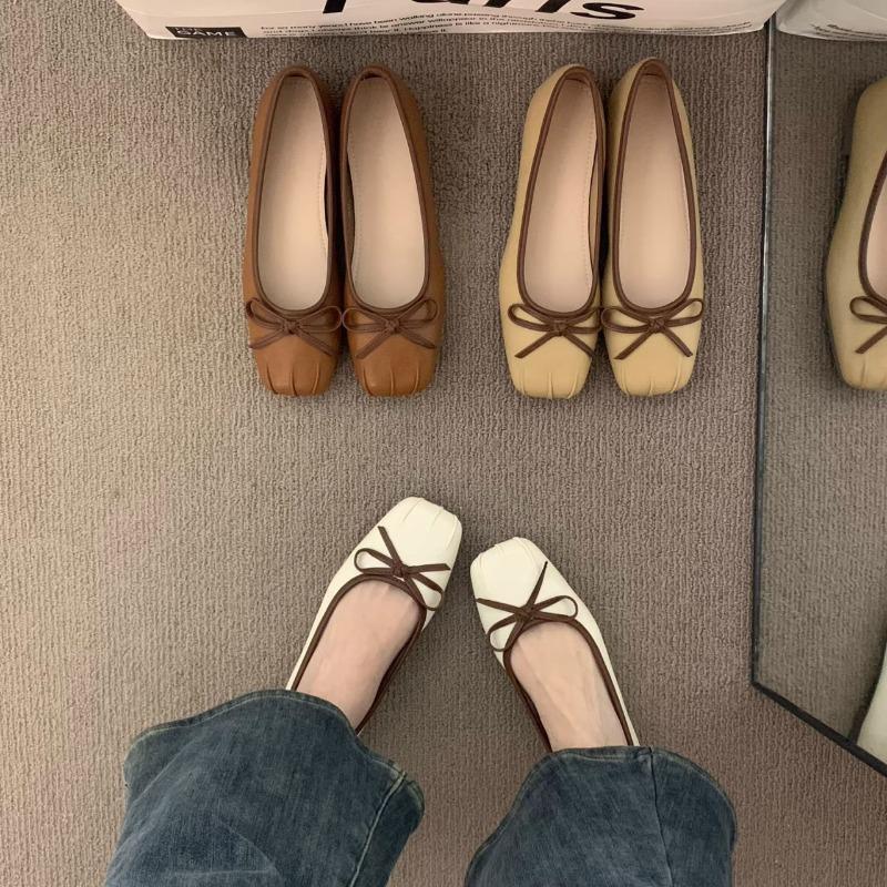 Flat-soled Single Shoe Women's New Style Soft-bottom Casual One-piece Low-cut Shoes Devotion
