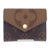 LOUIS VUITTON  M80725 Tri-fold wallet Brown Women