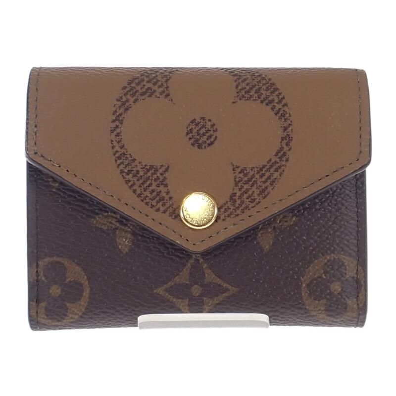 LOUIS VUITTON M80725 Tri-fold wallet Brown Women