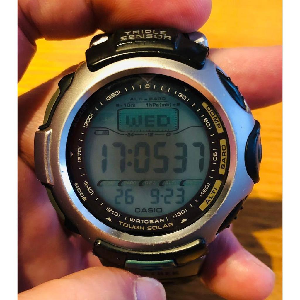 Used CASIO PRO TREK W10BAR PRG-50