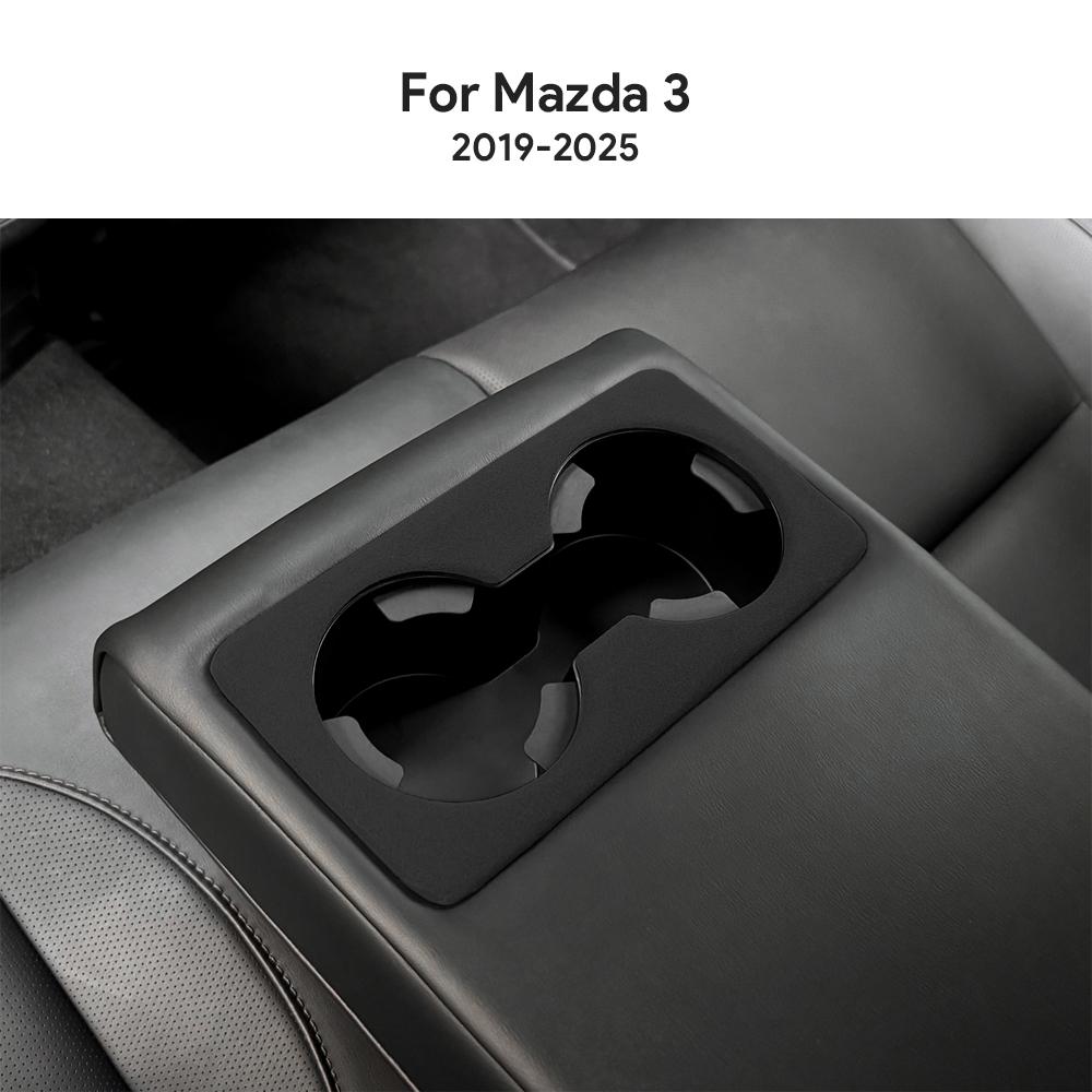 Top Suede Trim LHD RHD Sticker For Mazda 3 BP M3 Axela 2019 2020 2025 2025 2025 2025 2025 Car Rear Seat Water Cup Holder