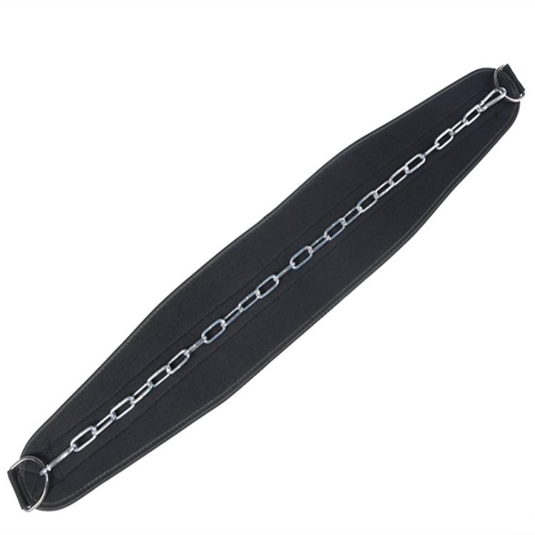 Heavy Duty Weight Lifting Belt with Chain Dipping Belt Pull Up Chin Up Kettlebell Barbell Fitness Bodybuilding Gym Thick Belt