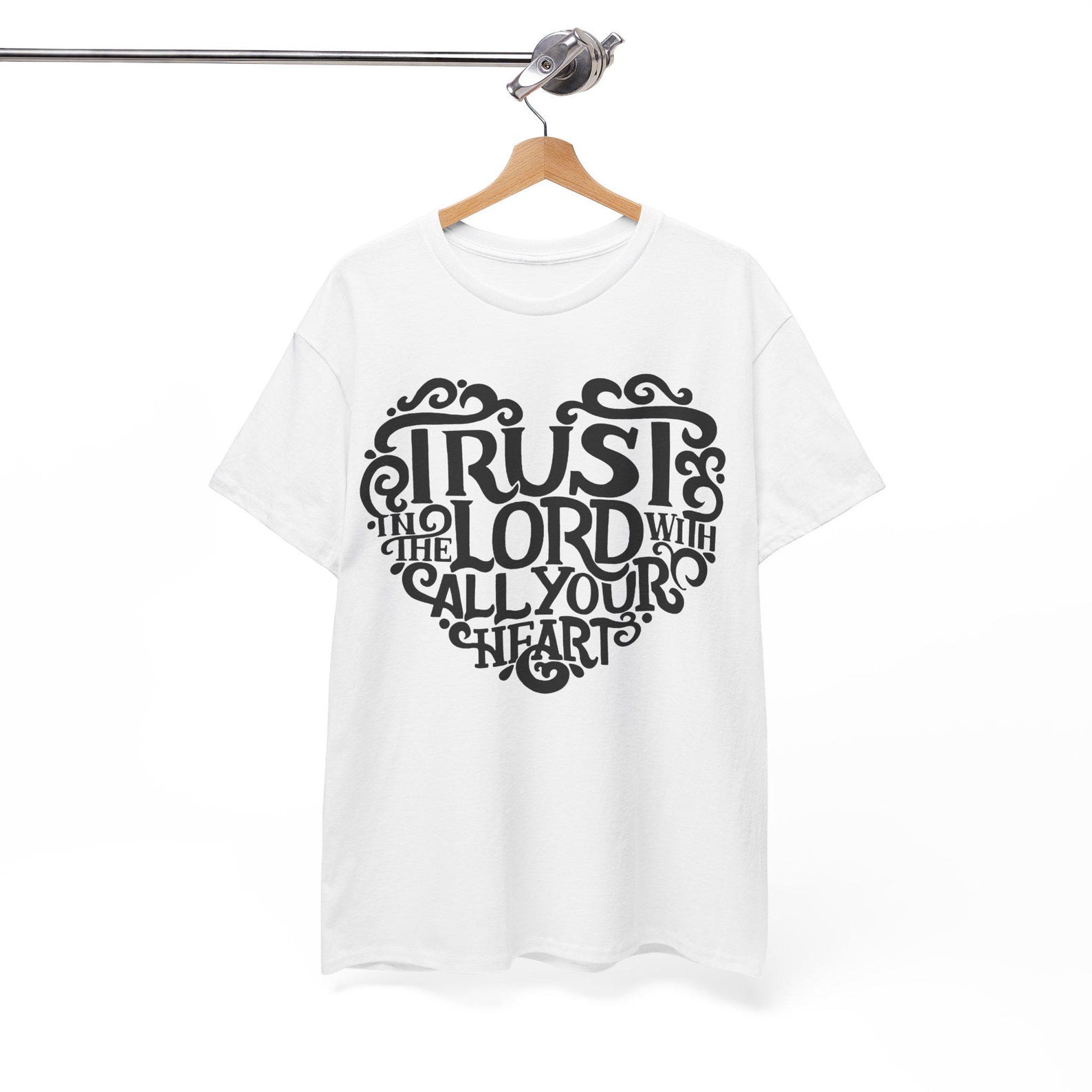 Trust In The Lord T shirt - Christian Faith Tee 2XL