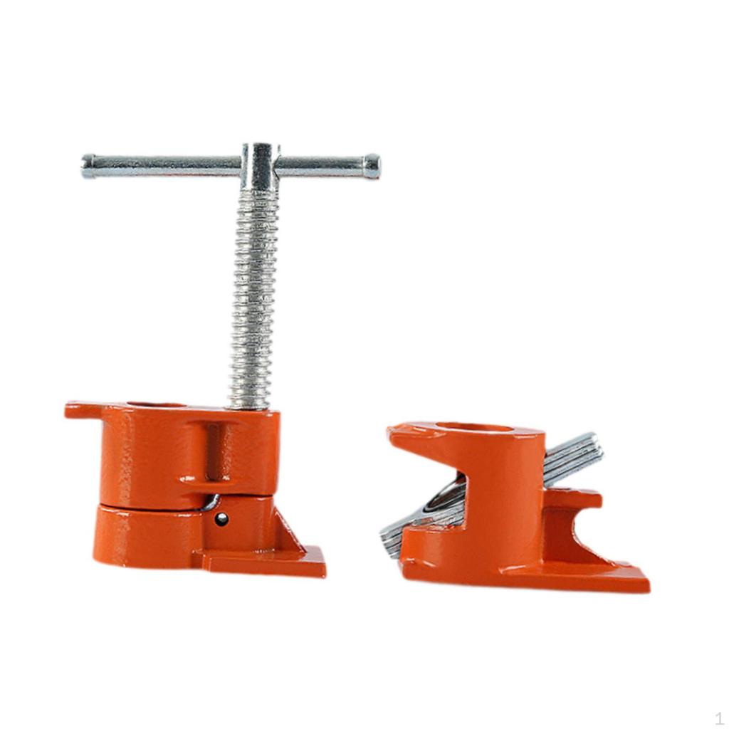 Adjustable Pipe Clamp Set for Wood Gluing with Reliable Metal Tools