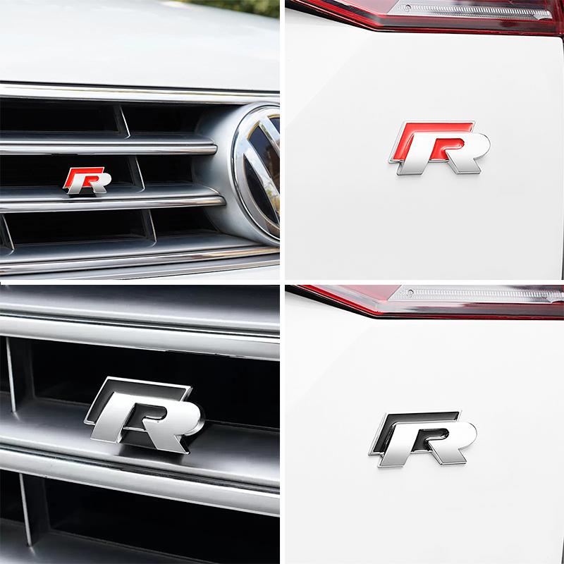 New 3D Metal Sport Sticker Badge Body Sticker For VW Golf R Rline Tiguan Touareg Beetle Polo GTI CC Passat R36 Scirocco Amarok