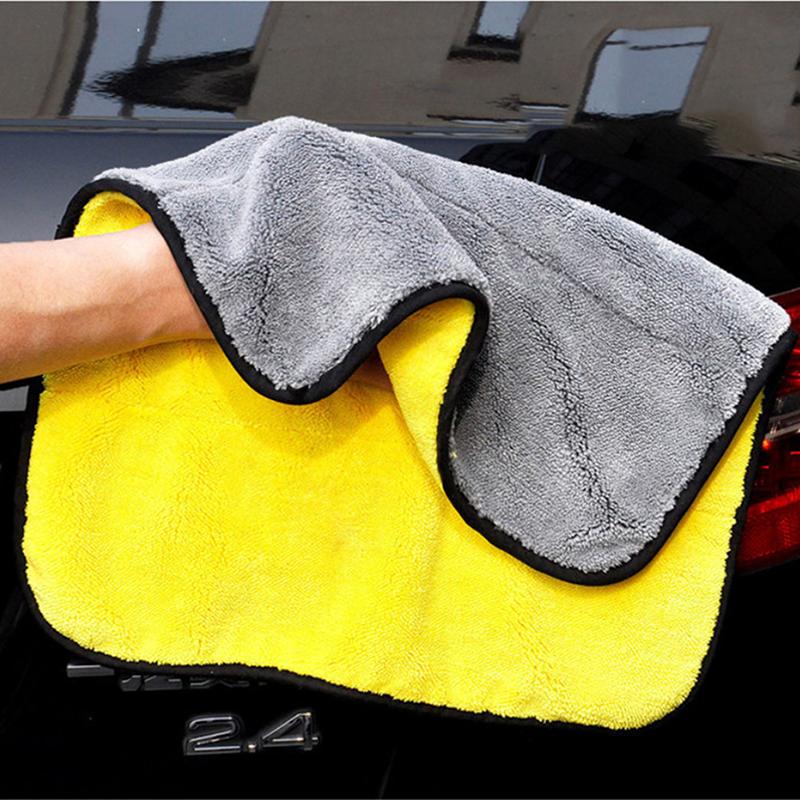 5Pcs Super Absorbent Car Wash Microfiber Towel Cloth Car Cleaning Towels Drying