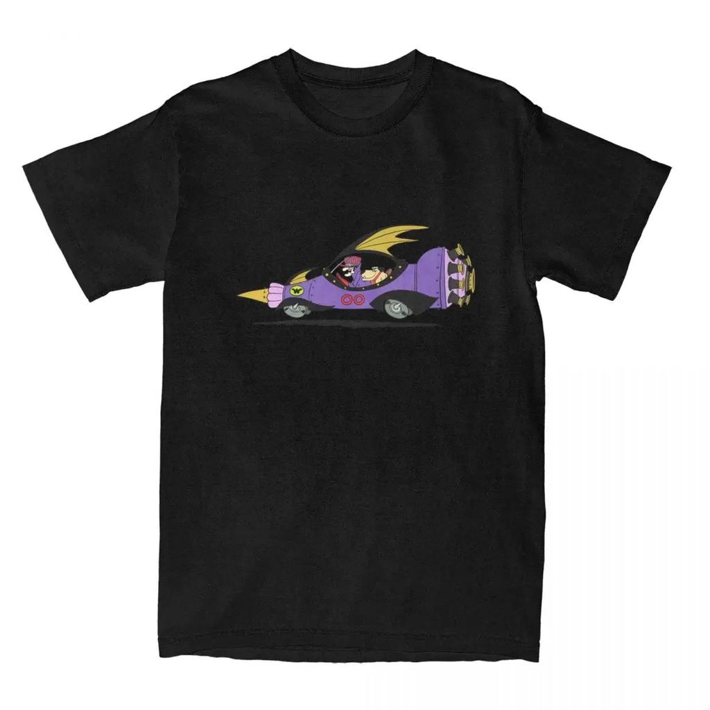 Wacky Races Dick Dastardly Machine for Unisex Unisex T Shirt Novelty Tee Shirt Round Collar TShirts Pure Cotton 4XL 5XL 6XL Tops