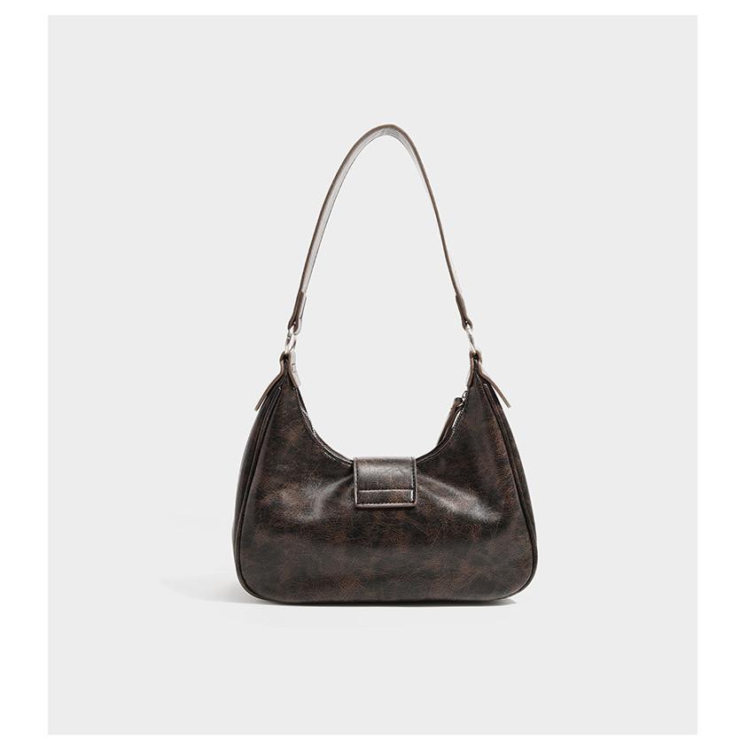 Ielgy Melade Underarm Bag Retro One-Shoulder Cross-Body Fashion Crescent Bag