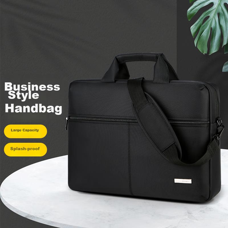 BRINCH Laptop Bag 14/15 Inch Business Water-Resistant Large Capacity Handheld Computer Bag Compatible with Huawei And Lenovo Laptops
