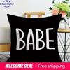Black And White Ins Style Printed Decorative Pillowcase Bedroom Living Room Square Cushion Pillowcase