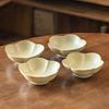 Coarse Pottery Rice Bowl Household Japanese Tableware Ceramic Small Bowl High Value Flower Bowl Commercial Dessert Bowl Personal Bowl