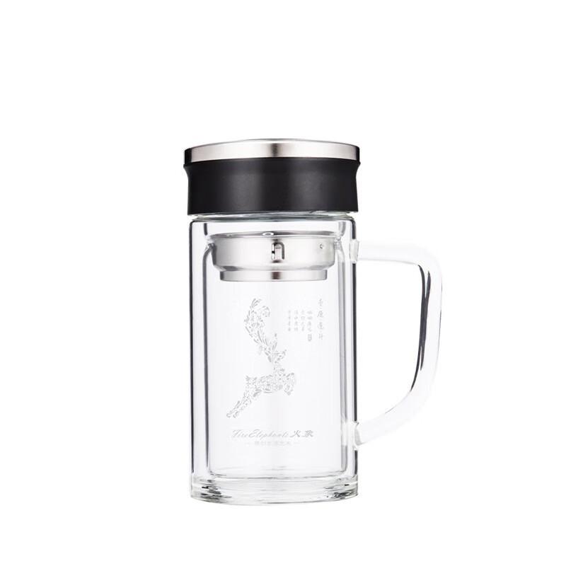 Huoxiang HXB-BLBG039S Glass Tumbler with Tea Infuser