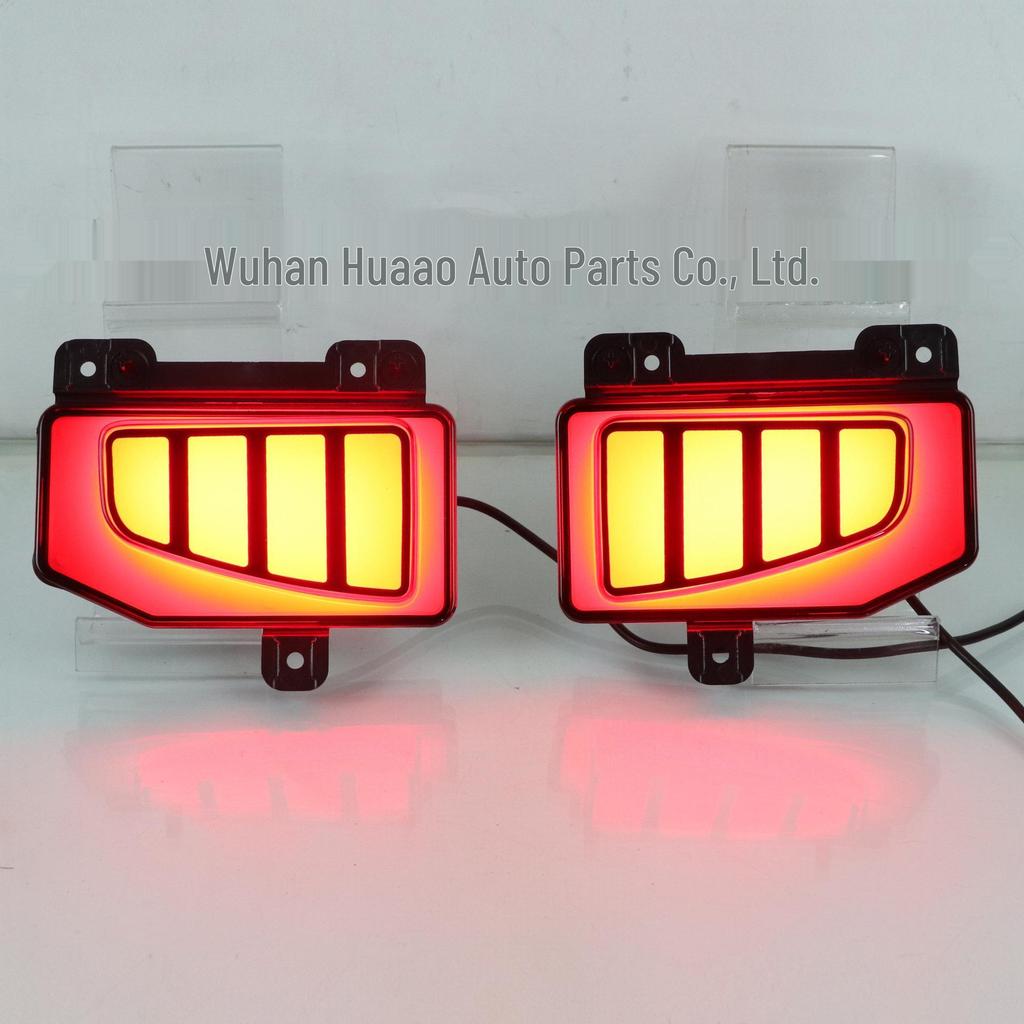Compatible LED Rear Brake and Fog Lights for 2019-2025 JEEP Gladiator Models.