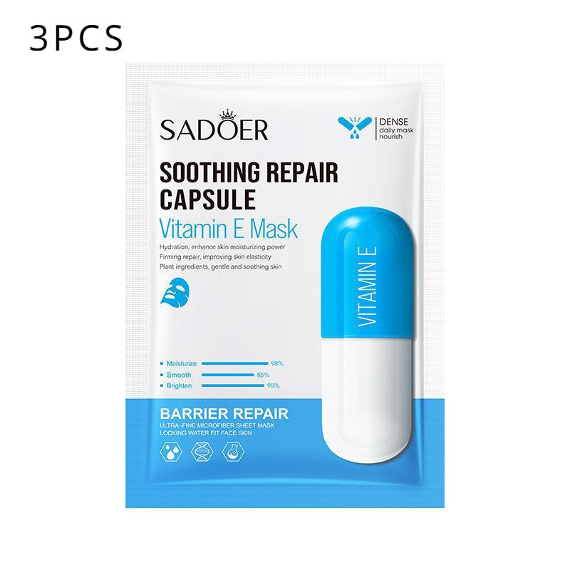 SADEOR Vitamin E Soothing Repair Capsule Mask Feuchtigkeitsspendende Maske