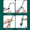 6 Layers Tap Purifier Universal Faucet Tap Filter Splashproof 360 Degree Rotation Water Saving Bubbler for Home Kitchen Bathroom