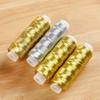 200 Yarns Gold Silver Thread Metal Thread Bright Light DIY patchwork Household Sewing Machine Embroidery Thread TJ9757