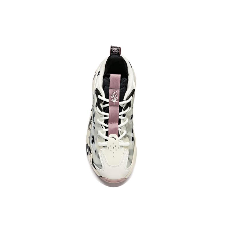 Anta Bastard Grandeur Life Collection Low-Top Chunky Sneakers Women's Black White Sneakers 122048081-4