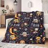 Demon Slayer Professional Print Flannel Blanket, Cartoon Graphic for Living Room, Warm Bedding, Versatile Travel Use_LIAN