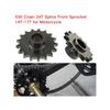 530 Chain Front Sprocket Cog 24T Gear 14T 15T 16T 17T Teeth for Gy6 125cc 150cc Quad Dirt Pit Bike ATV UTV Buggy Go Kart