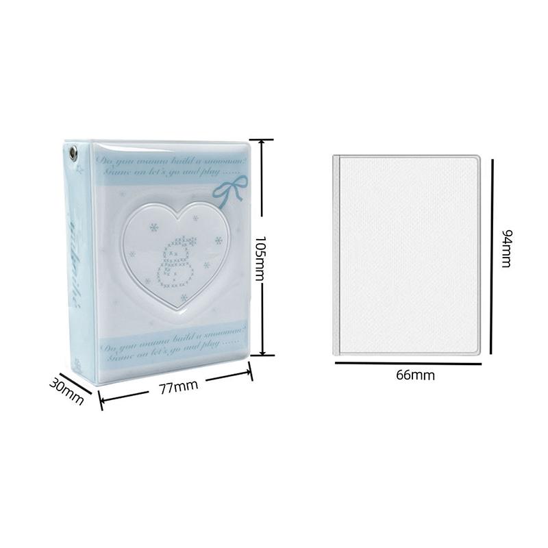 Lista Sympatii Zdjęcie Mały Portfelik na Karty Mini Album 3-3.5 Album Celebryty Książka na Karty Odpowiedni Do Przechowywania Małych Kart Celebrytów Anime