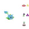 Plant Vs. Zombies Figures With Detachable Weapons And Ammunition