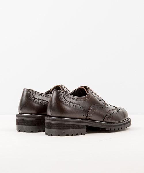 Leatherless #515 / Walker Sole Wingtip Boots / Dark Brown / For Men